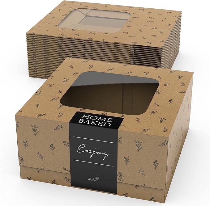Premium Individual Cake Boxes for Bakery Presentation