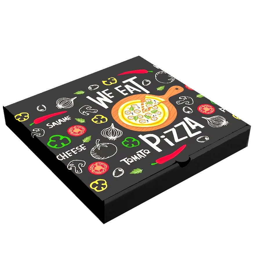 Pizza Boxes Printed with High-Definition Custom Graphics