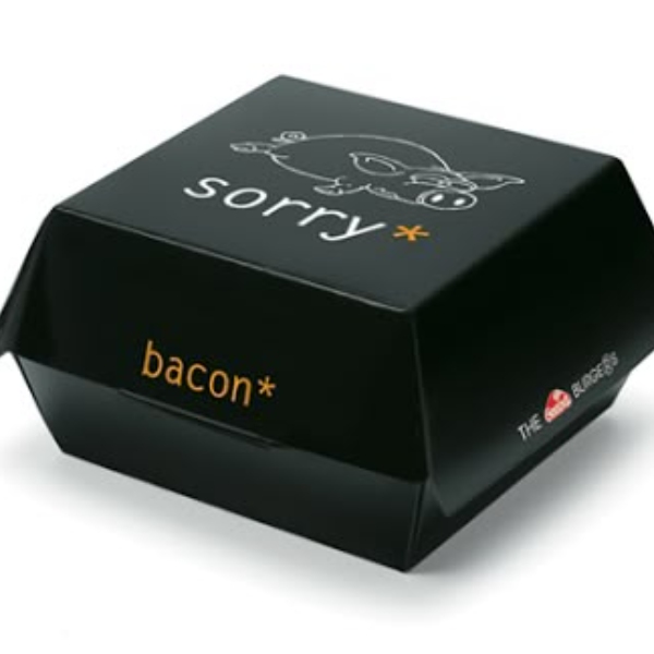 Black Burger Boxes for Sleek Takeaway Packaging