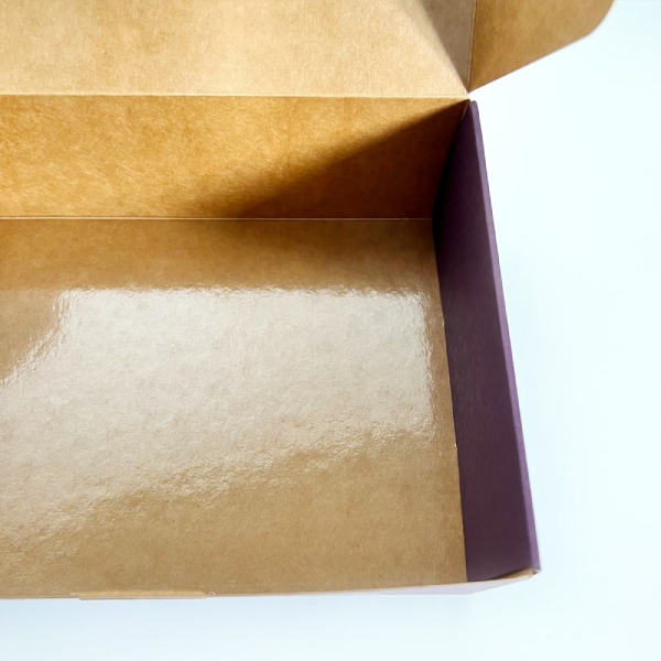 Custom Disposable Container Take Away Packing Boxes For Fast Food Bakery Boxes Brown Cake Boxes with Window