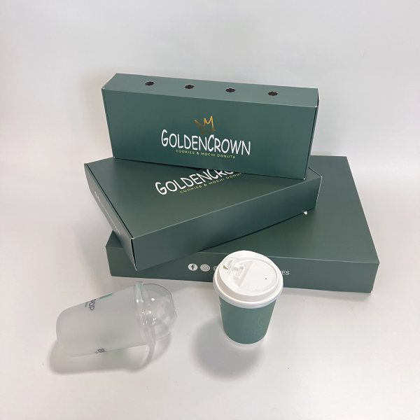 Customized Pastry Boxes with Window for Bakeries and Dessert Shops