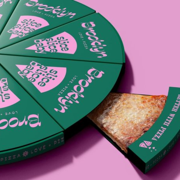 Pink Pizza Boxes for Playful Takeaway Packaging