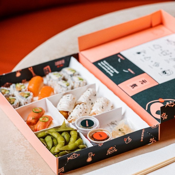 Sushi Take Out Box for Premium Pick-Up & Curbside Service