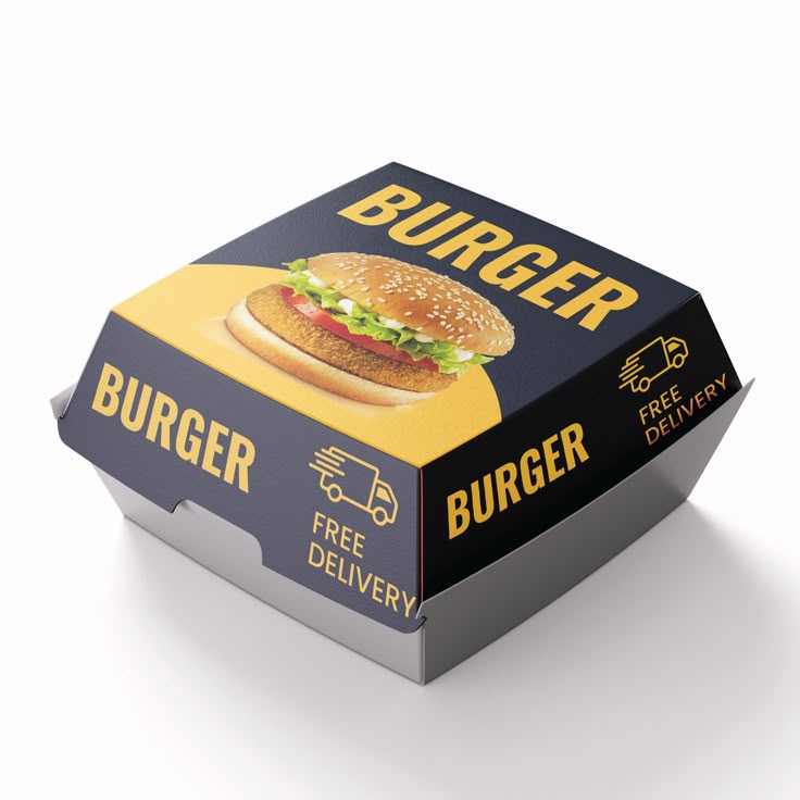 Burger Boxes Packaging for Savory On-the-Go Solutions