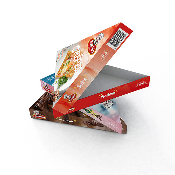 Custom Biodegradable Manufacture Logo Customized Crepes Packaging French Ocolibrir Trade Crepe Box For Crepe