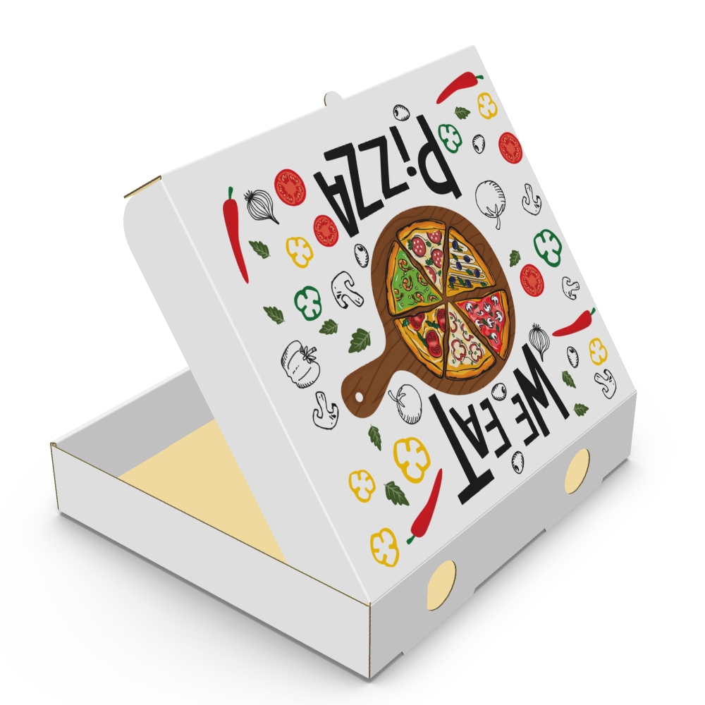 Branded Pizza Boxes for Professional Takeout Packaging