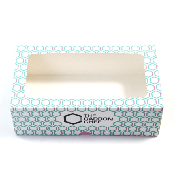 Wholesale Custom Folding with Window Multi-Color Printing Cake Box Dessert Bread Biscuit Cake Box Packaging