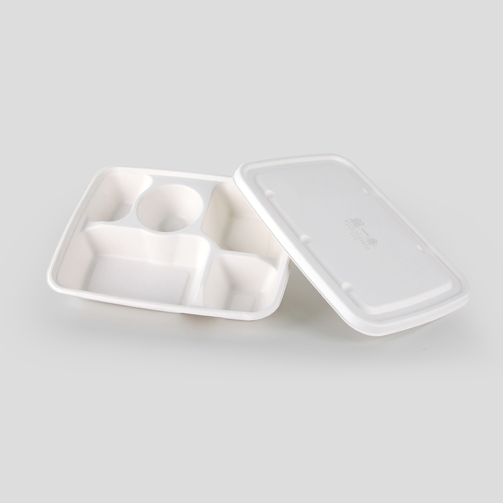 Chinese Rice Box Traditional Leak-Proof Handle-Equipped for Restaurants Takeaway and Bulk Orders
