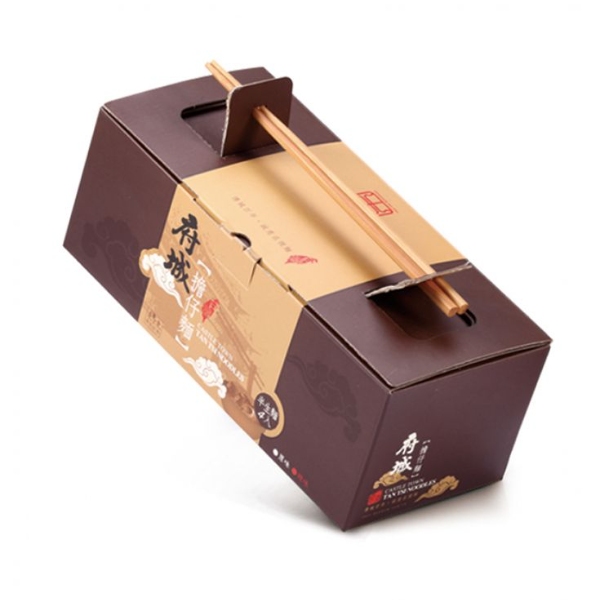 Chinese Rice Box Traditional Leak-Proof Handle-Equipped for Restaurants Takeaway and Bulk Orders