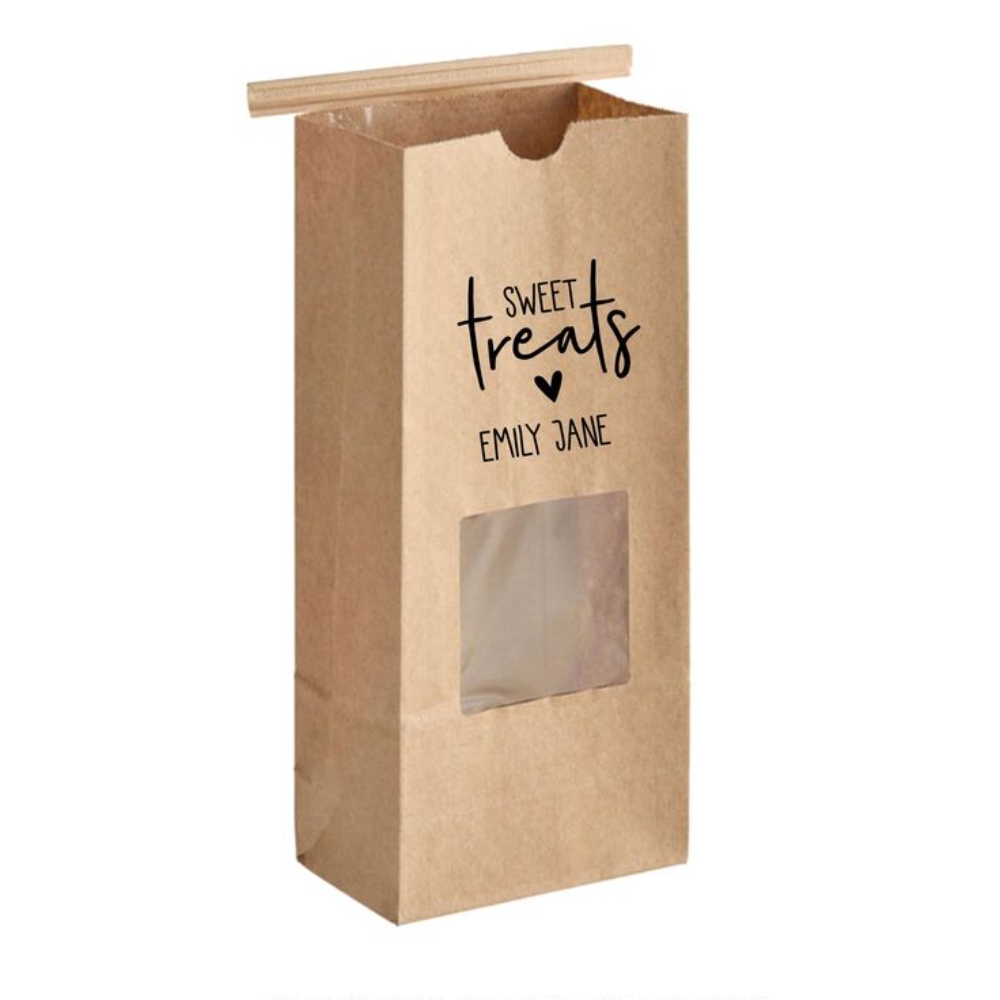 Metal Tin-Tie Closure Bags for Refillable Food Packing