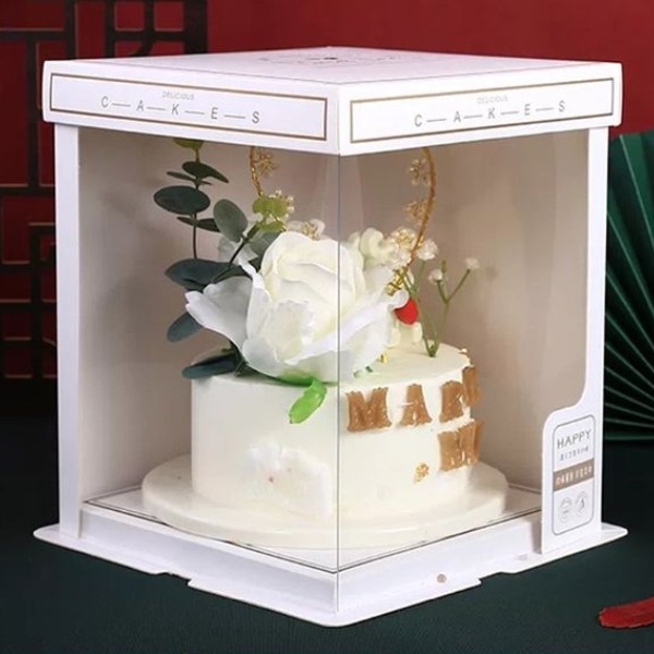 Premium Clear Cake Boxes for Stunning Bakery Display