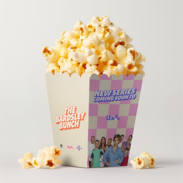 Small Popcorn Boxes Compact Leak-Proof Adorable for Kids Snacks Events and Sampling