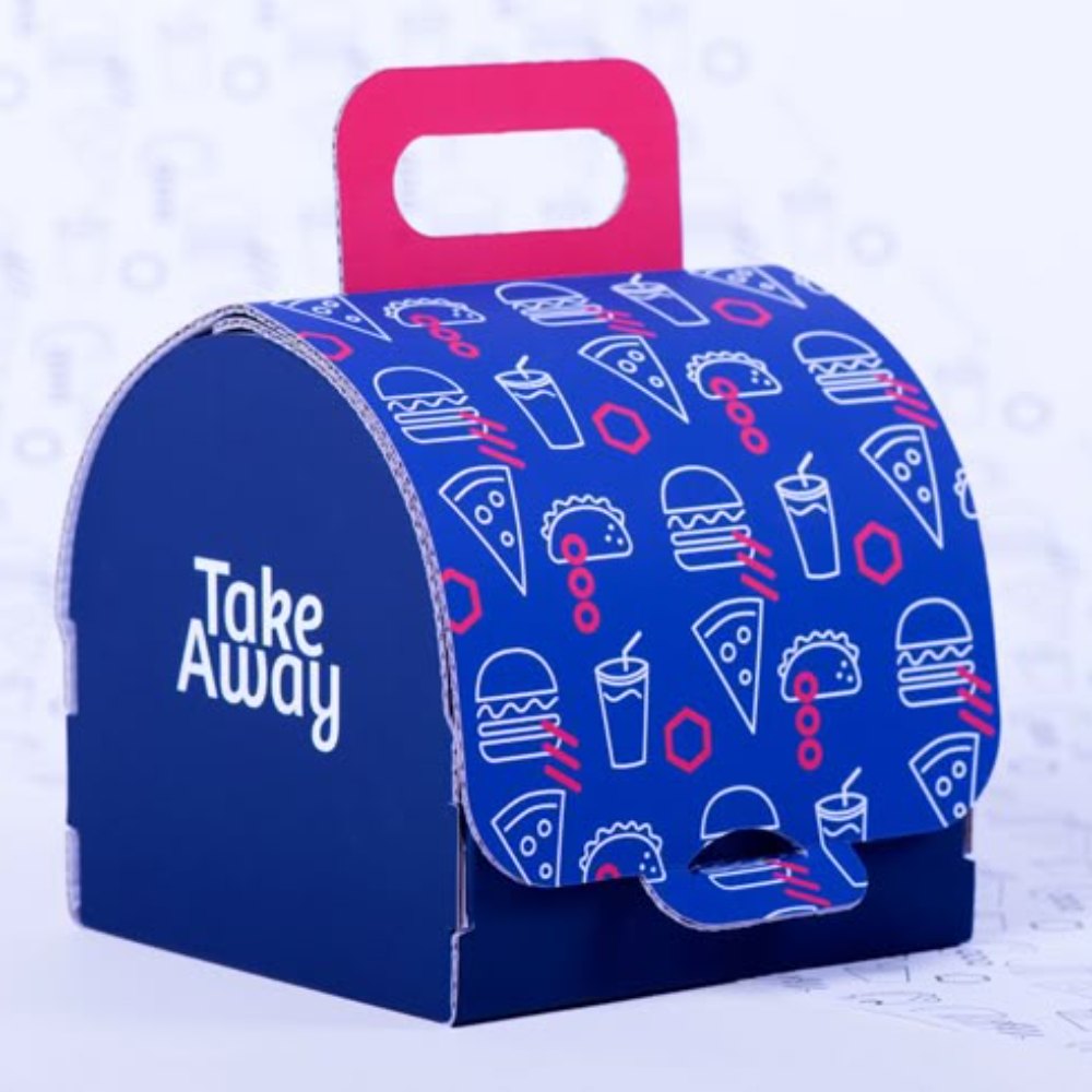Folded Board Meal Containers for Quick Service