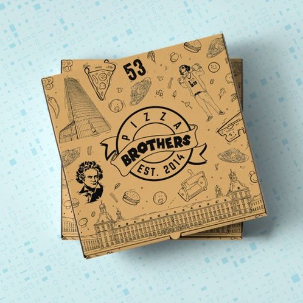 Branded Pizza Boxes for Signature Takeaway and Delivery Packaging