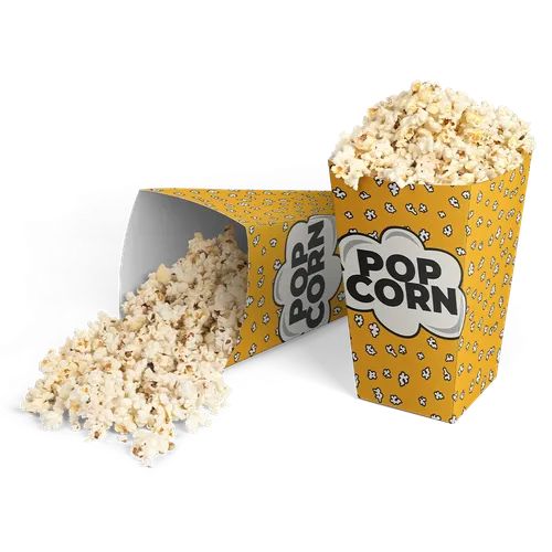 Tall Skinny Popcorn Box for Modern Cinemas and Events