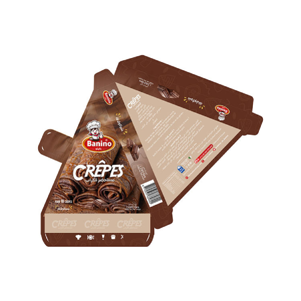 Custom Biodegradable Manufacture Logo Customized Crepes Packaging French Ocolibrir Trade Crepe Box For Crepe