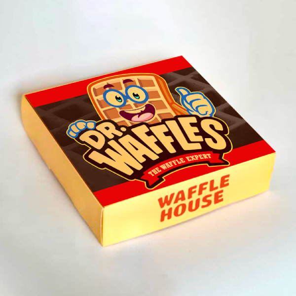 utCustom Printed Food Grade Foldable Pastry Takeaway Snack Cookie Donut Waffle Packaging Box