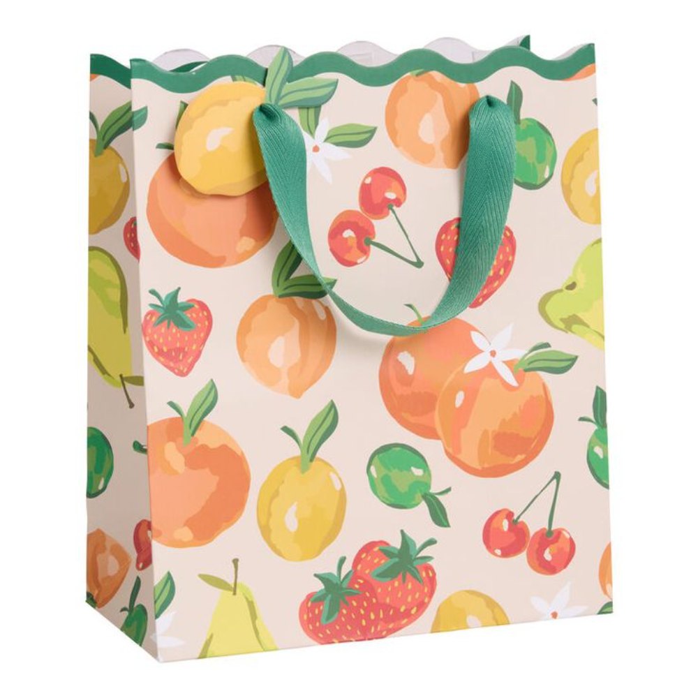 Custom Printed Paper Grocery Bags with Durable Carry Handles