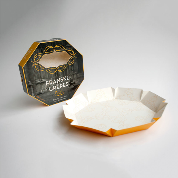 Custom Printed Logo Factory Wholesale Biodegradable Bakery Paper Waffle Cone Packaging Box For Food