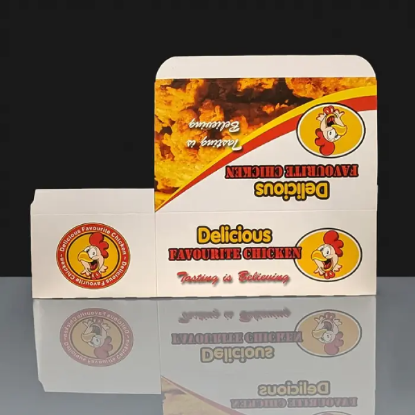 Custom Print Logo Fast Food Takeaway Fried Chicken Paper Food Box