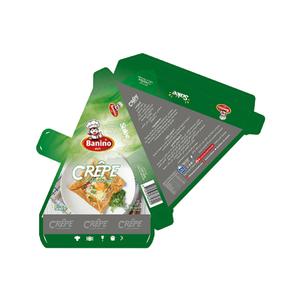 Custom Biodegradable Manufacture Logo Customized Crepes Packaging French Ocolibrir Trade Crepe Box For Crepe