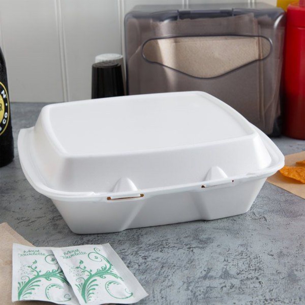 Insulated Foam Hamburger Boxes for Secure Food Delivery
