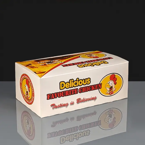 Custom Print Logo Fast Food Takeaway Fried Chicken Paper Food Box